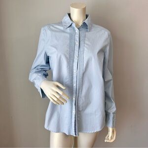 Sundance Cotton Sky Blue Button-Up Shirt Medium